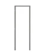 Beltéri ajtó blokk tok 90x210cm falnyílásba balos nyitásirány szürke tölgy dekorfólia 90 mm széles mdf tok 3 db ajtópánt, takar�