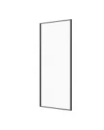 Sanoslim oldalfal fekete alumínium profillal méret: 90 x 200 cm szélesség állítható: 88–90 cm jobbos / balos szerelhetőség Önma
