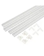 MEISTERHOLZ - takaróléc szett padláslépcsőhöz (130x70cm) Esztétikus egyszerű, gyors telepítés csavar nélküli rögzítés 90°-os sarkokkal meisterholz padláslépcsőhöz