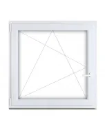 Műanyag ablak - 90x90 bny (bal)