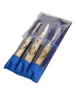 Csomag tartalma: 3 db szerszám linóleum alakításához alkalmas acél szerszámfejek könnyű kezelhetőség fehér bükk fogantyú