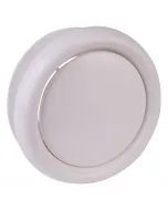 Air-circle - tányérszelep (Ø125mm, fehér)
