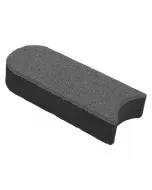 Anyagában színezett beton 4,5 cm vastag antracitszínű Íves kapcsolódás anyagszükséglet: 4,5 db/fm