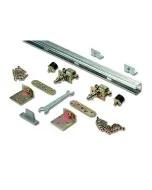 Ipari minőség egyszerű felszerelés max. felhelyezhető ajtószám: 2 db max. terhelhetőség: 40 kg/ajtó szerelési anyaggal