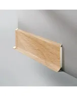 Logoclic hsl szegőléc világos tölgy színben mérete: 2500 x 60 x 14 mm egyszerű szerelés könnyen szállítható sokféle padlóburk