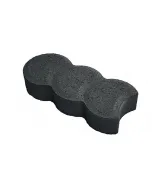 Anyagában színezett beton 4,5 cm vastag antracitszínű Íves kapcsolódás anyagszükséglet: 4,5 db/fm