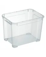 Regalux clear box s - műanyag tárolódoboz átlátszó (19l)