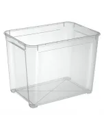 Regalux clear box xl - műanyag tárolódoboz átlátszó (70l)