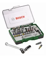 Bosch - racsnis dugókulcs- és bitkészlet (27db)