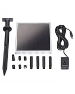 Műanyagból készült 1,4w napelemmel működik 4db fúvóka