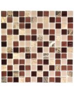 FLIESEN  - öntapadós mozaik (bézs/barna mix, 30x30cm)