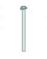 Anyaga: acél Átmérő: 60 mm max. teherbírás: 75 kg/láb nemesacél-hatású megjelenés egyszerű telepítés csavaros rögzítés