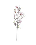 Mica decorations - selyemvirág (magnólia, rózsaszín, 75cm)