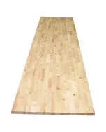 Nyír 260x63,5x2,7cm - munkalap Táblásított, kezeletlen nyírfa rusztikus megjelenés formaldehidmentes ragasztás
