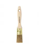 Swingcolor premium lazúrozó laposecset 3 cm munkaszélességgel hollester sörtekeverékkel natúr fa nyéllel bel- és kültéri haszná