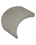 Anyaga: beton szürke színű Íves kapcsolódás anyagában színezett anyagszükséglet: 6,67 db/fm