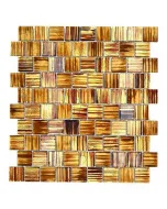 Cm cf45 - üvegmozaik (barna, strukturált, 28,6x31,8cm)