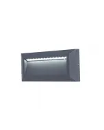 A lutec fali lámpa beépített led-technológiával működik, kis energiaigénnyel10,5 w-os típus, így halk fényt biztosít kültéri h