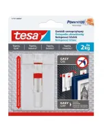 Öntapadós teherbírás: 2 kg Állítható magasság könnyen eltávolítható texturált és érzékeny felületekre 2 db/csomag