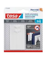 Öntapadós teherbírás: 2 kg könnyen eltávolítható texturált és érzékeny felületekre 2 db/csomag