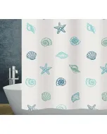 Diaqua zuhanyfüggöny tenger, 240 x 180 cm méretben 100 % vízlepergető poliészter anyag varrott oldalszegélyek és erősített felső 