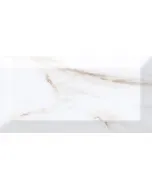 Fehér színű calacatta falicsempe elegáns márványhatással, stílusos megoldás beltérre8 mm vastagságú burkolólap, ami stabil tele