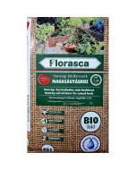 Florasca földkeverék magaságyáshoz 40l kiváló vízmegtartás kovafölddel optimális ph zöldségtermesztéshez laza szerkezet, nem t�