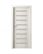 Beltéri ajtólap 90 x 210 cm-es falnyíláshoz anyaga: mdf portaperfect 3d fólia skandináv tölgy színben balos nyilásirány Üvegezet
