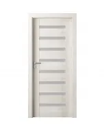 Beltéri ajtólap 100 x 210 cm-es falnyíláshoz anyaga: mdf portaperfect 3d fólia skandináv tölgy színben balos nyilásirány Üvegeze