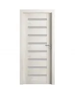Beltéri ajtólap 100 x 210 cm-es falnyíláshoz anyaga: mdf portaperfect 3d fólia skandináv tölgy színben jobbos nyilásirány Üvegez