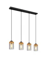 Globo függeszték 4 x max. 40 w-os e27-es foglalattal dekoratív megjelenés modern dizájn ip20-as védettség