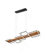 Modern belső térbe illeszkedő trio márkájú függőlámpa 42 w-os led-fényforrássalenergiatakarékos működés csökkenti a villamos
