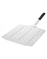 Cozze pizzasütő lapát alumínium kivitelben perforált felület nagyméretű lapát: 76 x 35 cm soft grip markolat biztonságos és stab
