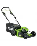 A greenworks gd60lm46sp akkus fűnyíró erős és modern megoldás közepes méretű kertek gyepápolásához 60 v-os akkumulátoros rendsz