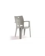 Denver - műanyag szék (szürke)