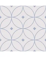 Beltéri járólapként az alhambra azul elegáns mintázatot biztosít modern otthonokbana padlóburkoló lap mérete 25x25 cm, kis és nag