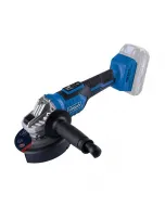 20 v-os scheppach akkus sarokcsiszoló 125 mm tárcsaátmérővel szénkefe nélküli motor a hosszabb élettartamért, lágy-indítás és 