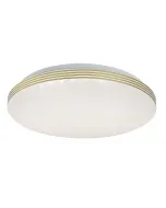 Rábalux mennyezeti lámpa 1 x 18 w-os beépített led-fényforrással energiatakarékos fényáram: 1440 lm ip44-es védettség csillámos