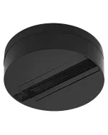 Kör alakú mennyezeti talp osram tracklight sínrendszerhez színe: fekete ip20-as védettség minimalista kialakítás kör alakú forma
