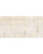 Az istria bézs dekorcsempe növényi mintázatával elegáns és dekoratív megjelenést biztosít beltéri falburkolatokhoz 30,8 x 60,8 cm