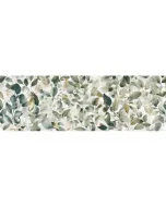 Resina dekorcsempe zöld leveles mintával modern matt felület 25 x 75 cm-es méret 1,125 m² egy csomagban természetközeli megjelenés