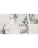 Onyar dekorcsempe levélmintával matt felület visszafogott megjelenéssel 31,6×60 cm-es méret beltéri felhasználásra készült 1,52 m