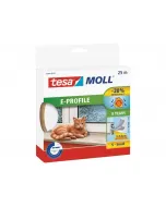 Tesa moll - ajtó- és ablaktömítő szalag (e-profil, fehér, 25m:9mm)