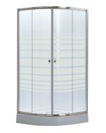 STRIP - zuhanykabin tálcával (íves, 90x90x194cm)
