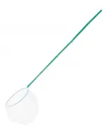 Anyaga: bambusz hossza: 100 cm háló átmérője: 20 cm háló szemmérete: 2 mm
