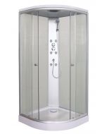SANOTECHNIK TC01 - hidromasszázs zuhanykabin (90x90x210cm, íves)