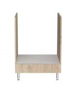 Sütőhöz mérete: 60 x 84 x 50 cm praktikus tárolás világos sonoma tölgy színű lapraszerelt