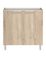2 ajtós mérete: 80 x 84 x 50 cm praktikus tárolás világos sonoma tölgy színű lapraszerelt