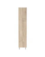 2 ajtós mérete: 40 x 205 x 57 cm praktikus tárolás világos sonoma tölgy színű lapraszerelt