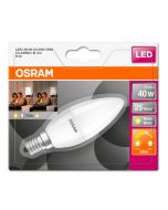 OSRAM - LED-fényforrás (E14, 5,5W, gyertya, melegfehér)